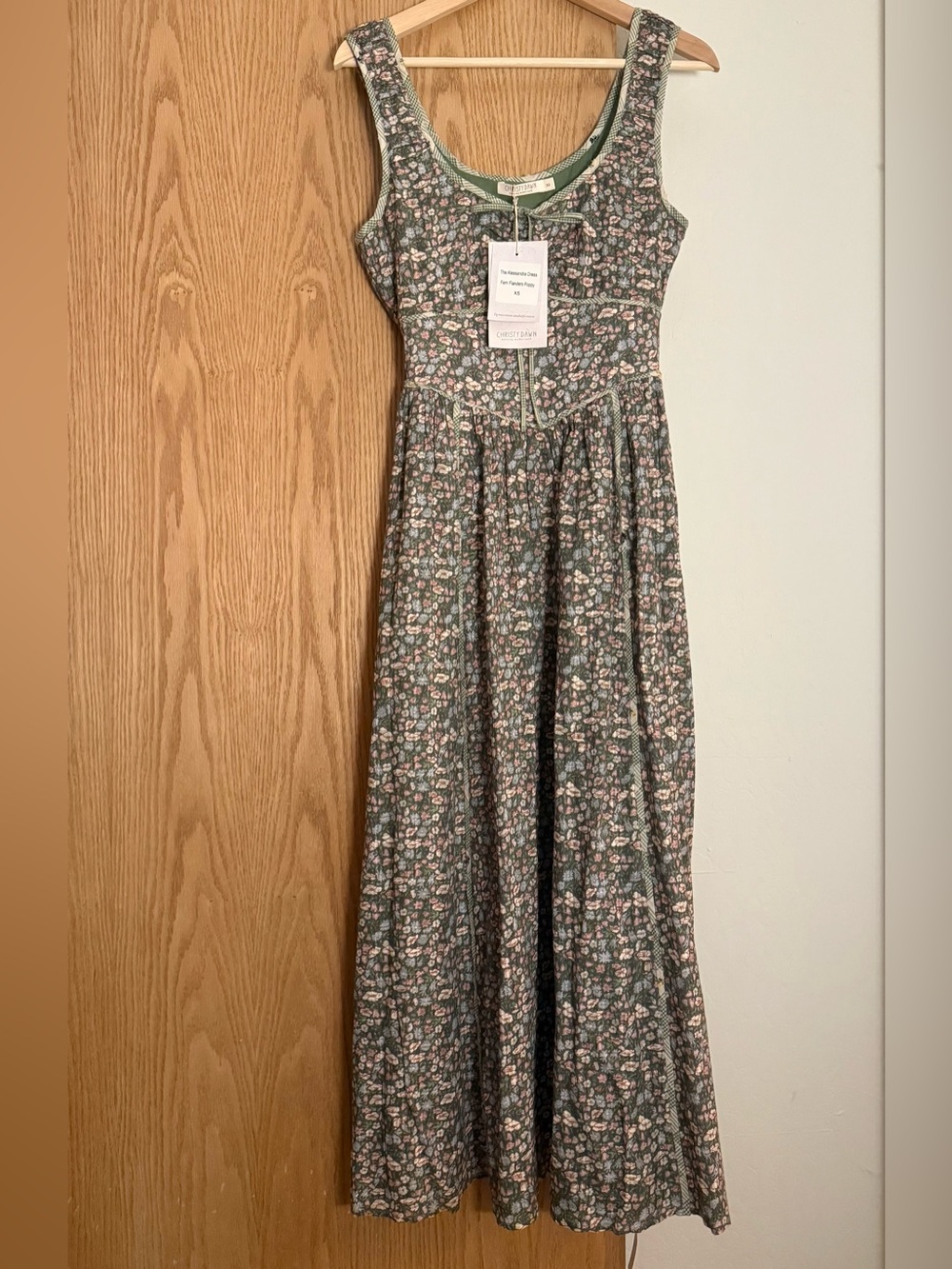 Christy Dawn The Alessandra Dress Fern Flanders Poppy XS BNWT - Picture 6 of 8